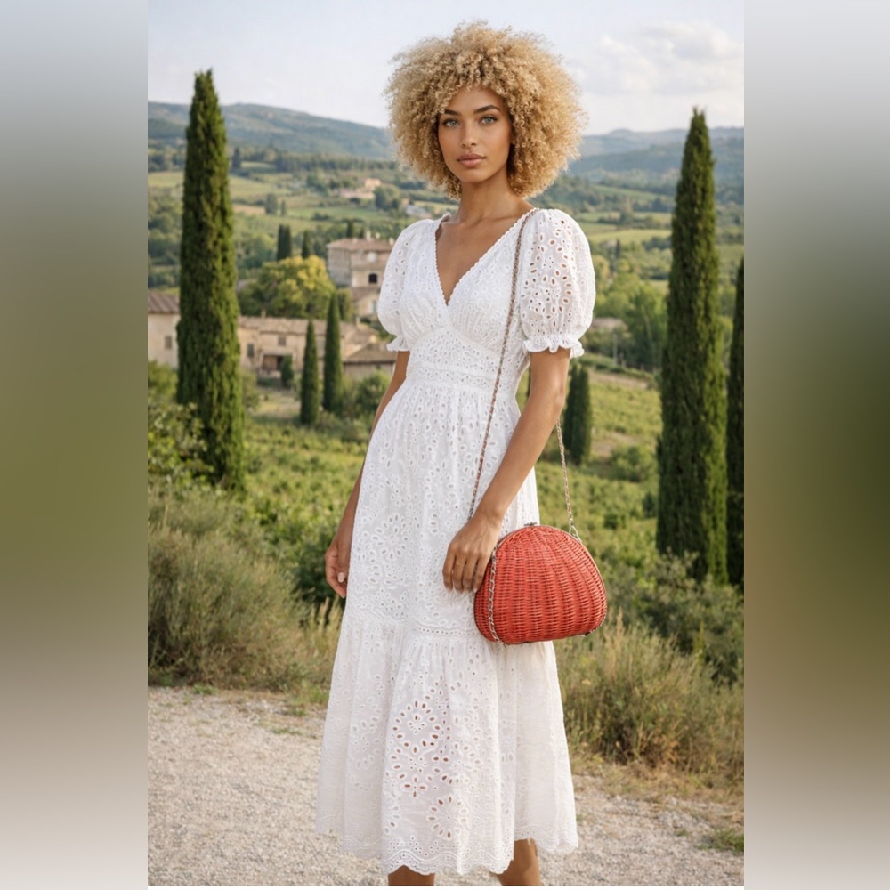 LAST CHANCE PATRICIA NASH MELFI oval rattan bag - Picture 1 of 4